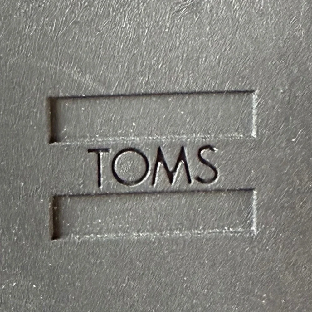 Toms Black Women's Lug-Sole Penny Loafers